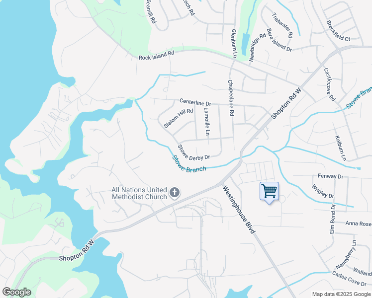 map of restaurants, bars, coffee shops, grocery stores, and more near 5236 Stowe Derby Dr in Charlotte