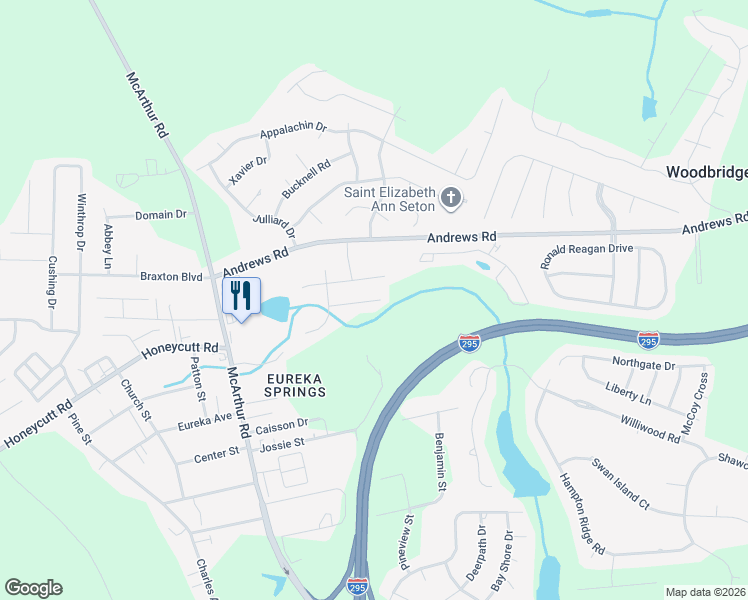 map of restaurants, bars, coffee shops, grocery stores, and more near 1119 Reflex Street in Fayetteville