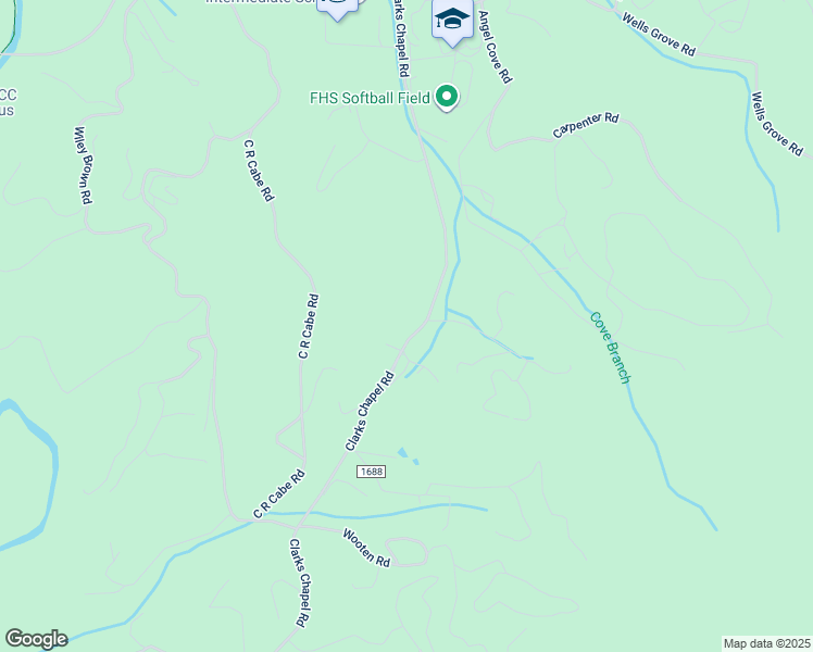 map of restaurants, bars, coffee shops, grocery stores, and more near Clarks Chapel Road in Franklin