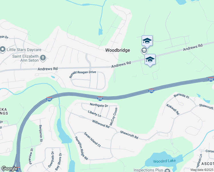 map of restaurants, bars, coffee shops, grocery stores, and more near 1052 Ronald Reagan Drive in Fayetteville