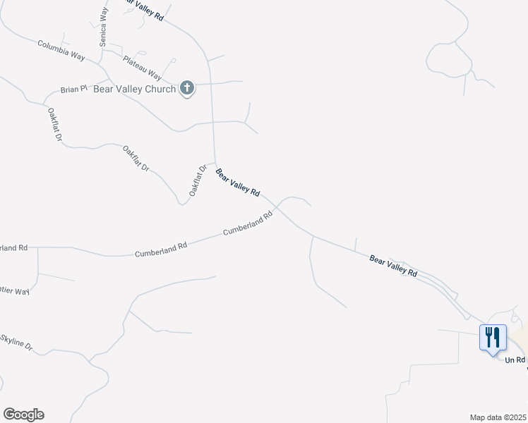 map of restaurants, bars, coffee shops, grocery stores, and more near 25904 Bear Valley Road in Tehachapi