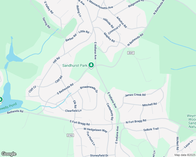 map of restaurants, bars, coffee shops, grocery stores, and more near 1620 East Indiana Avenue in Southern Pines