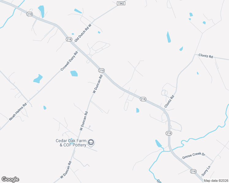 map of restaurants, bars, coffee shops, grocery stores, and more near 1303 North Carolina 218 in Indian Trail