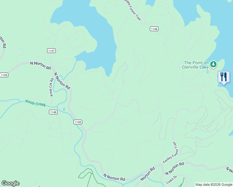 map of restaurants, bars, coffee shops, grocery stores, and more near 397 Bright Mount Road in Cullowhee