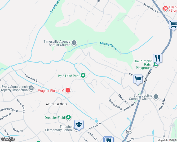 map of restaurants, bars, coffee shops, grocery stores, and more near 30 Ridgerock Drive in Signal Mountain
