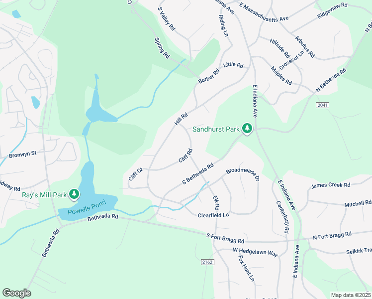 map of restaurants, bars, coffee shops, grocery stores, and more near 160 Cliff Road in Southern Pines
