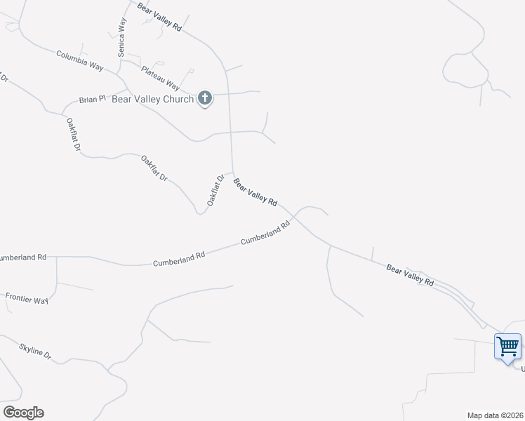 map of restaurants, bars, coffee shops, grocery stores, and more near 25920 Bear Valley Road in Tehachapi