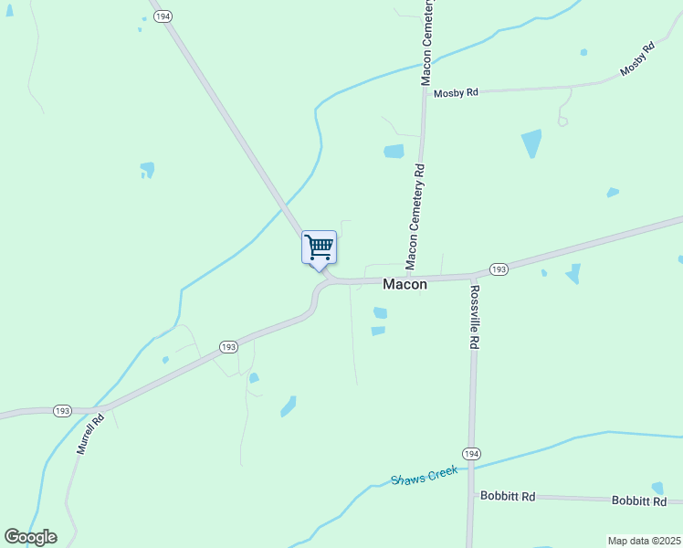 map of restaurants, bars, coffee shops, grocery stores, and more near 8545 Tennessee 193 in Oakland