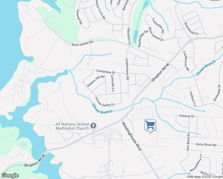 map of restaurants, bars, coffee shops, grocery stores, and more near in Charlotte
