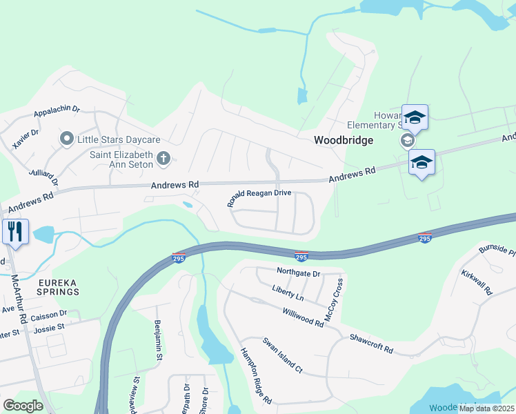 map of restaurants, bars, coffee shops, grocery stores, and more near 818 Harry Truman Road in Fayetteville