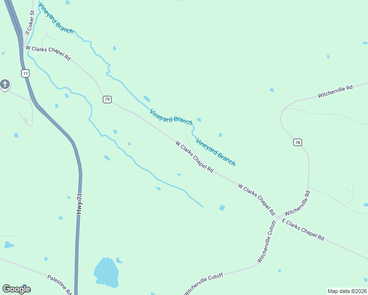 map of restaurants, bars, coffee shops, grocery stores, and more near 426 West Clarks Chapel Road in Greenwood