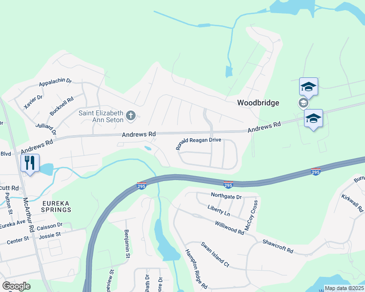 map of restaurants, bars, coffee shops, grocery stores, and more near 847 Ronald Reagan Drive in Fayetteville