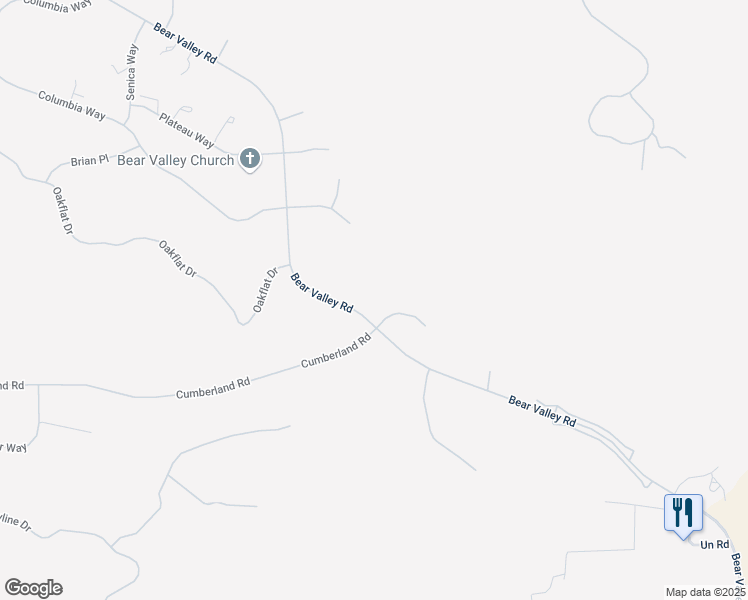 map of restaurants, bars, coffee shops, grocery stores, and more near 25911 Bear Valley Road in Tehachapi