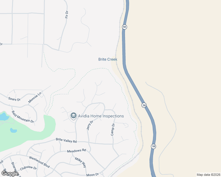 map of restaurants, bars, coffee shops, grocery stores, and more near 19507 Sandy Court in Tehachapi
