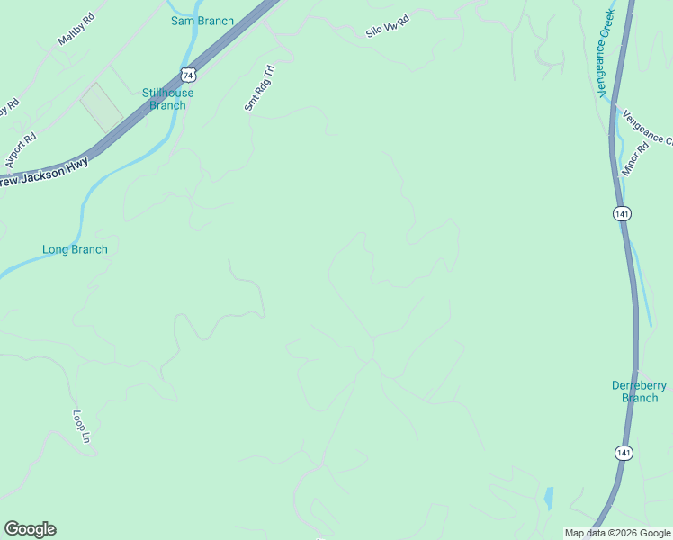 map of restaurants, bars, coffee shops, grocery stores, and more near 1600 Long Branch Road in Marble