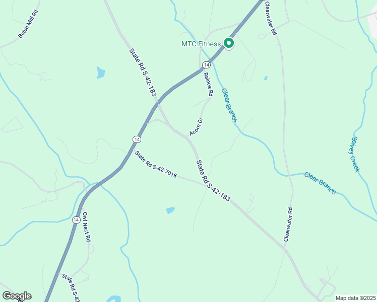 map of restaurants, bars, coffee shops, grocery stores, and more near 306 S Blackstock Rd in Landrum