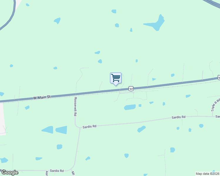 map of restaurants, bars, coffee shops, grocery stores, and more near 2245 U.S. 64 in Morrilton