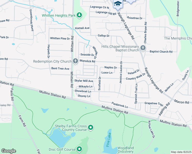 map of restaurants, bars, coffee shops, grocery stores, and more near 1064 Sunstar Drive in Shelby County