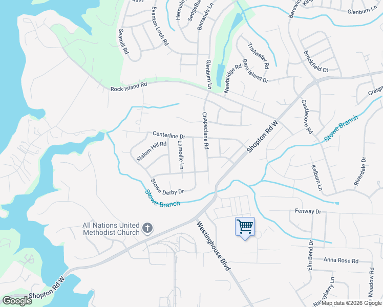 map of restaurants, bars, coffee shops, grocery stores, and more near 4902 Stowe Derby Drive in Charlotte