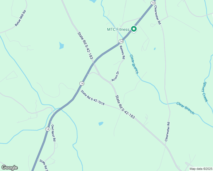 map of restaurants, bars, coffee shops, grocery stores, and more near 306 South Blackstock Road in Landrum