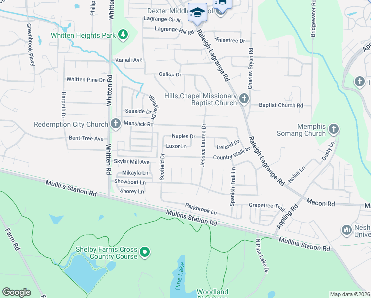 map of restaurants, bars, coffee shops, grocery stores, and more near 6965 Country Walk Drive in Shelby County
