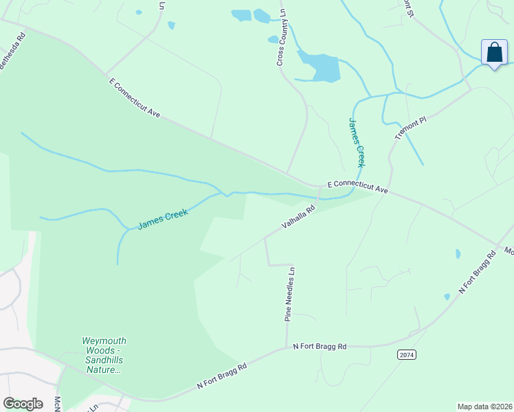 map of restaurants, bars, coffee shops, grocery stores, and more near 200 Valhalla Road in Southern Pines