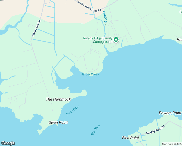 map of restaurants, bars, coffee shops, grocery stores, and more near 747 Harper Road in Bayboro