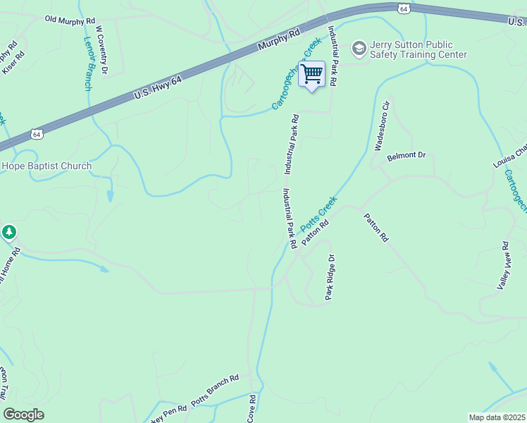 map of restaurants, bars, coffee shops, grocery stores, and more near 64 Blackberry Lane in Franklin