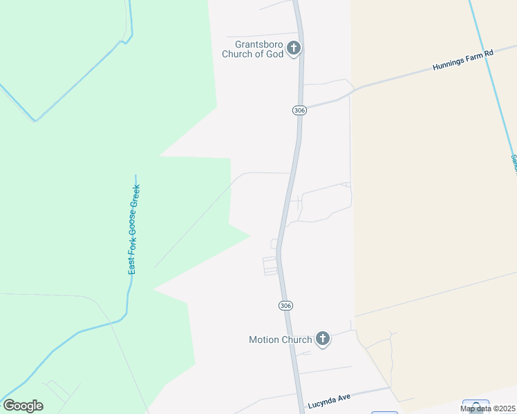 map of restaurants, bars, coffee shops, grocery stores, and more near 1041 North Carolina 306 in Grantsboro