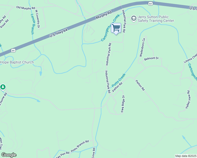 map of restaurants, bars, coffee shops, grocery stores, and more near 64 Blackberry Lane in Franklin