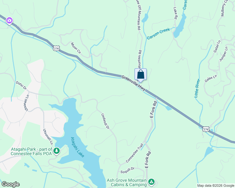 map of restaurants, bars, coffee shops, grocery stores, and more near 219 Walelu Court in Brevard