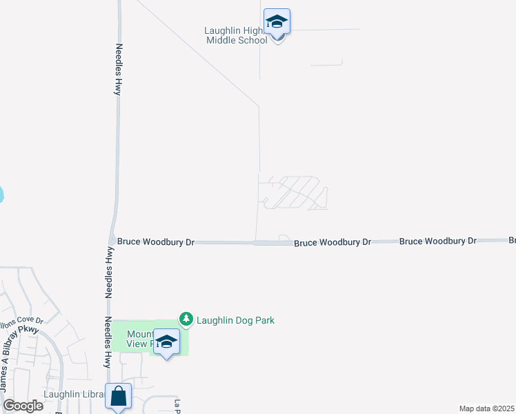 map of restaurants, bars, coffee shops, grocery stores, and more near 2200 Cougar Drive in Laughlin