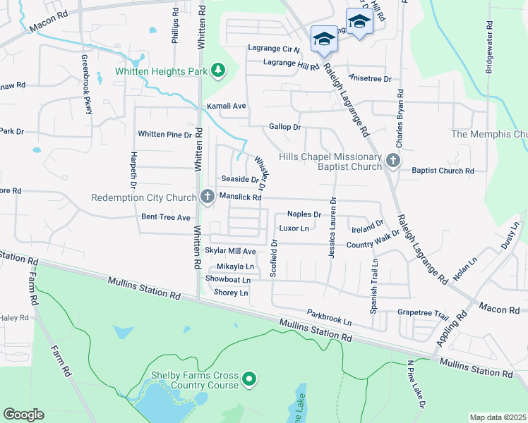 map of restaurants, bars, coffee shops, grocery stores, and more near 1128 Sunstar Drive in Shelby County