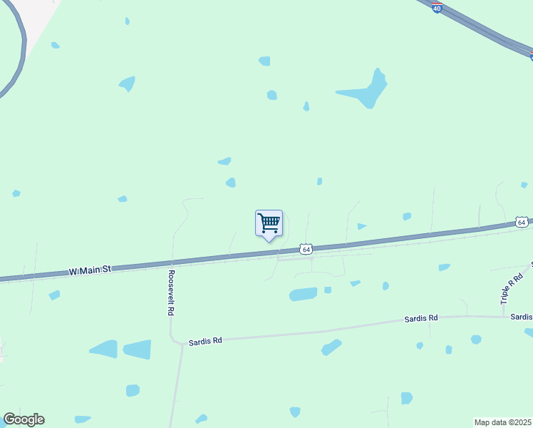 map of restaurants, bars, coffee shops, grocery stores, and more near 2289 U.S. 64 in Morrilton