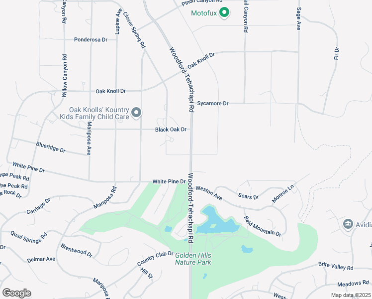 map of restaurants, bars, coffee shops, grocery stores, and more near 23171 Woodford-Tehachapi Road in Tehachapi