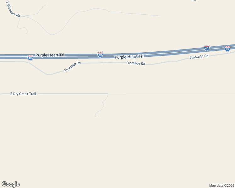 map of restaurants, bars, coffee shops, grocery stores, and more near East Dry Creek Trail in Mohave County