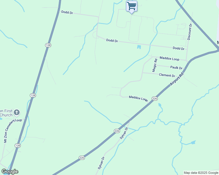map of restaurants, bars, coffee shops, grocery stores, and more near 80 Mathew Lane in Savannah