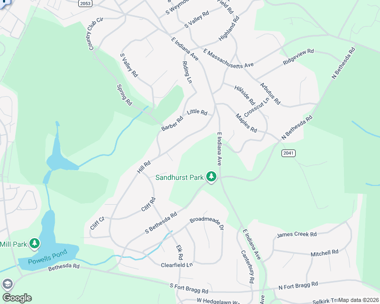 map of restaurants, bars, coffee shops, grocery stores, and more near 235 Hill Rd in Southern Pines