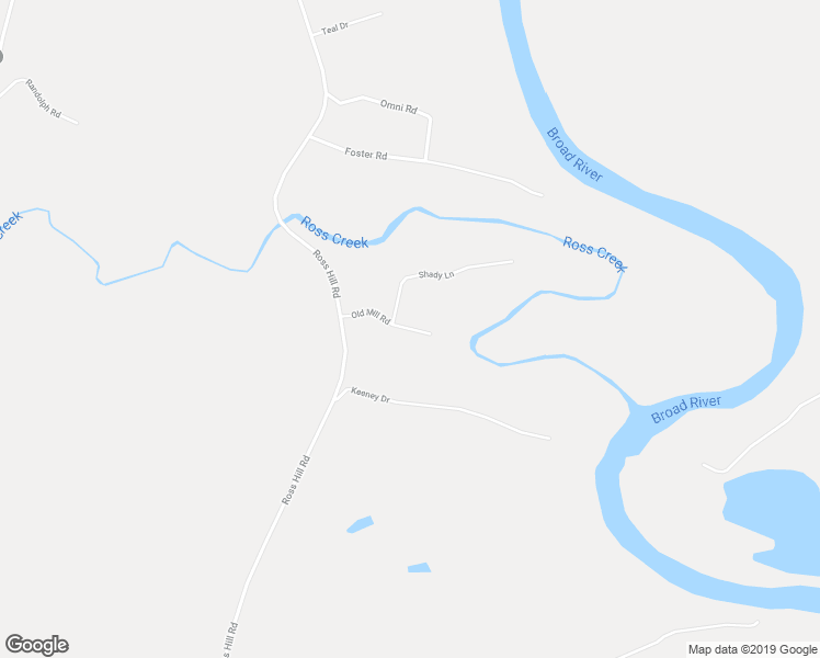 map of restaurants, bars, coffee shops, grocery stores, and more near 210 Old Mill Road in Gaffney