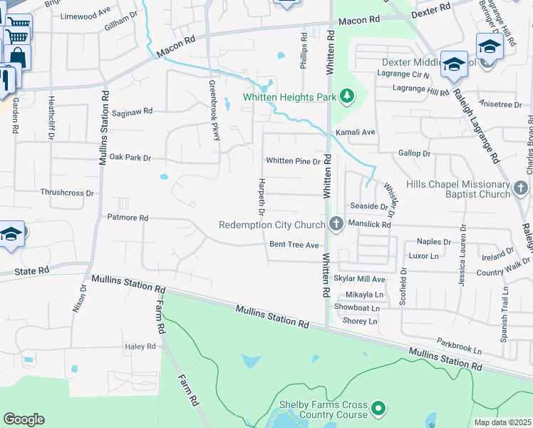map of restaurants, bars, coffee shops, grocery stores, and more near 6671 French Cove in Memphis