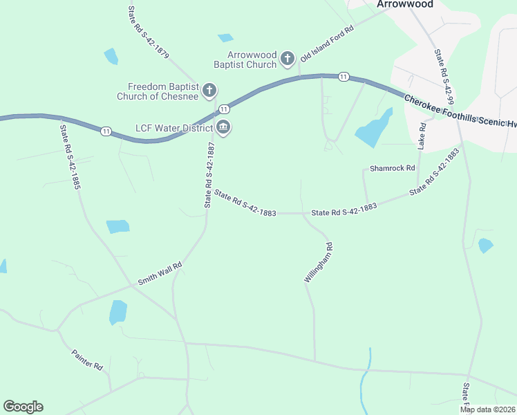 map of restaurants, bars, coffee shops, grocery stores, and more near 461 State Road S-42-1883 in Chesnee