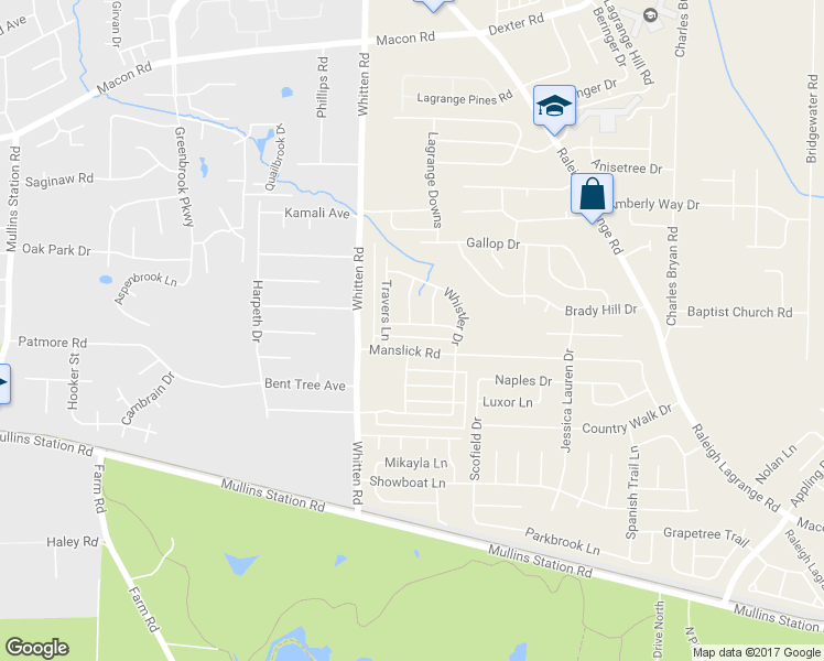 map of restaurants, bars, coffee shops, grocery stores, and more near 6835 Seaside Dr in Shelby