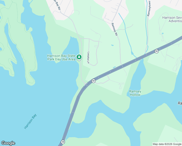 map of restaurants, bars, coffee shops, grocery stores, and more near 8011 Tennessee 58 in Harrison