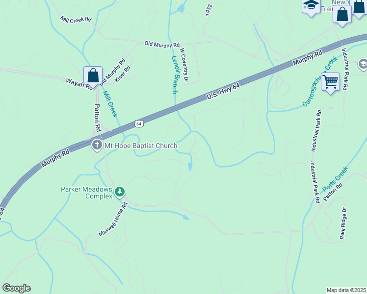 map of restaurants, bars, coffee shops, grocery stores, and more near 208 River Run Drive in Franklin