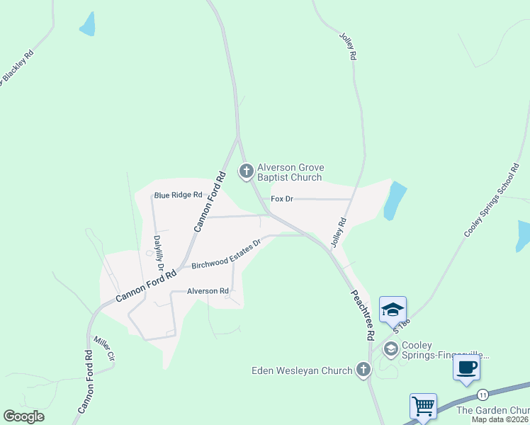 map of restaurants, bars, coffee shops, grocery stores, and more near 188 State Road S-42-7519 in Inman