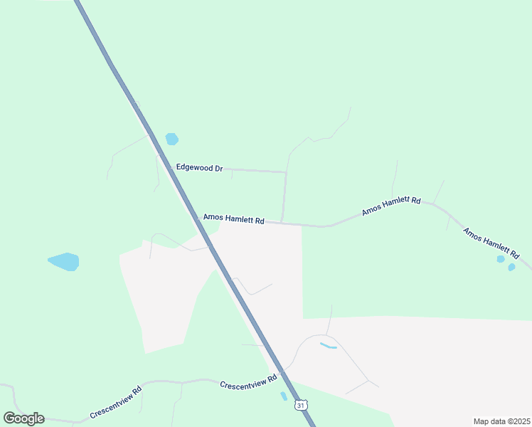 map of restaurants, bars, coffee shops, grocery stores, and more near 1331 Amos Hamlett Road in Pulaski