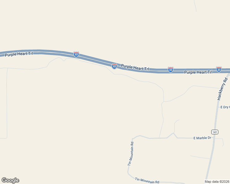 map of restaurants, bars, coffee shops, grocery stores, and more near Purple Heart Trail in Kingman