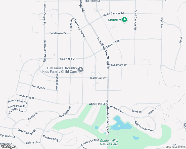 map of restaurants, bars, coffee shops, grocery stores, and more near 23373 Clover Spring Road in Golden Hills