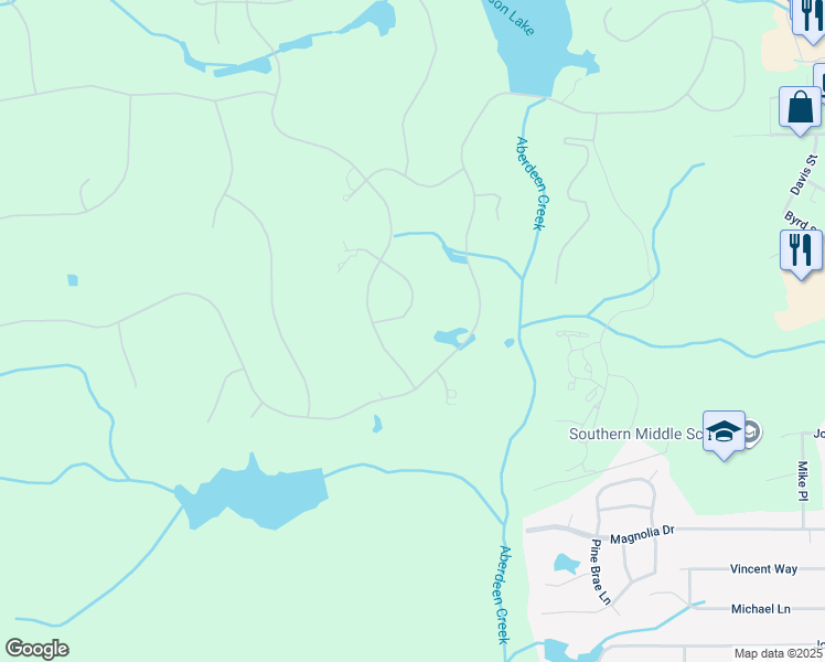 map of restaurants, bars, coffee shops, grocery stores, and more near 20 Huntington Valley Drive in Pinehurst