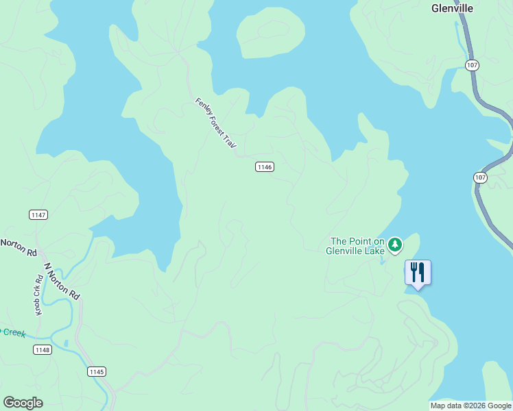 map of restaurants, bars, coffee shops, grocery stores, and more near 24 Bright Mountain Road in Cullowhee